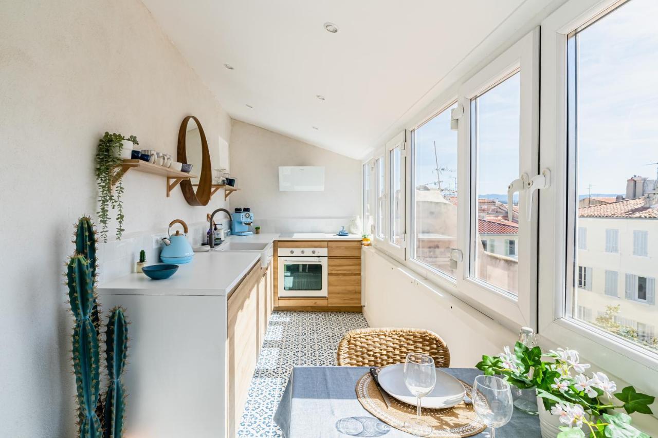 Casa Belvedere - Duplex Atypique Avec Vue Feerique & Parking Souterrain La Ciotat Dış mekan fotoğraf